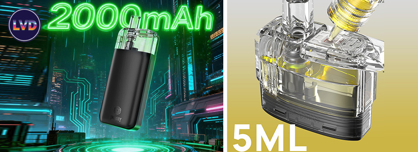 autonomie batterie et cartouches Fanssy Aspire